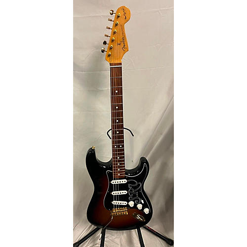 Fender Artist Series Stevie Ray Vaughan Stratocaster Solid Body Electric Guitar Tobacco Sunburst