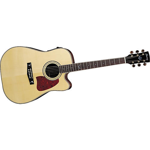 Artwood AW300ECE Solid Top Dreadnought Cutaway Acoustic-Electric Guitar