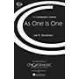Boosey and Hawkes As One Is One (CME Conductor's Choice) SATB composed by Lee Kesselman
