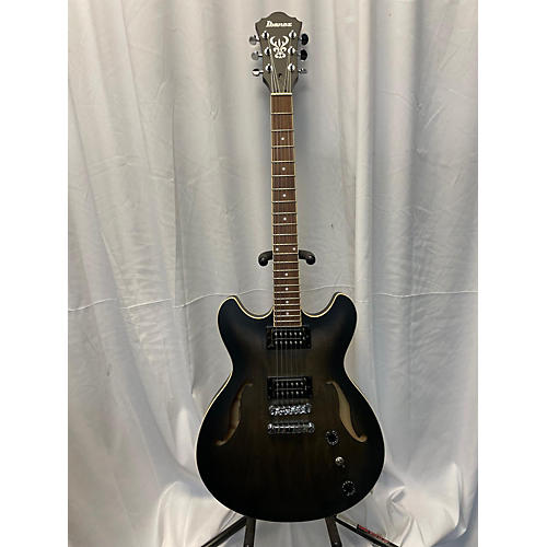 Ibanez As53-tkf Hollow Body Electric Guitar FLAT TRANS BLACK