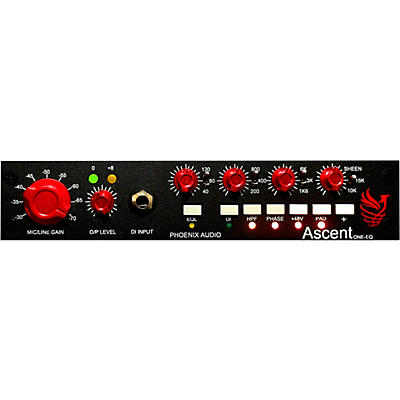 Phoenix Audio Ascent One EQ - Mono Class A Microphone Pre-Amplifier/DI/EQ