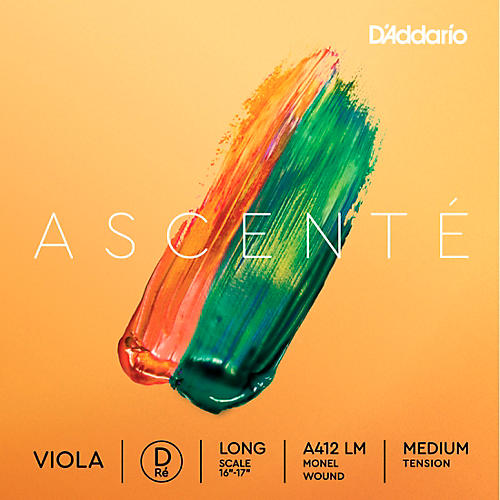 D'Addario Ascente Series Viola D String 16+ in., Medium