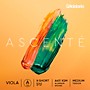 D'Addario Ascente Viola String Set, Medium Tension 13 to 14 in., Medium