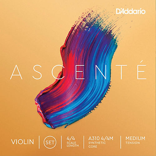 D'Addario Ascente Violin String Set 4/4 Size, Medium