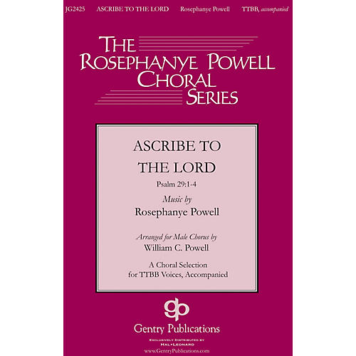 Gentry Publications Ascribe to the Lord TTBB arranged by William Powell