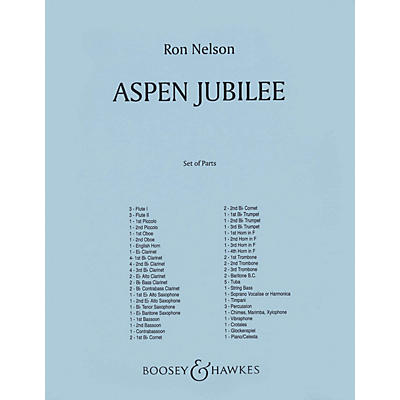 Boosey and Hawkes Aspen Jubilee (Full Score) Concert Band Composed by Ron Nelson