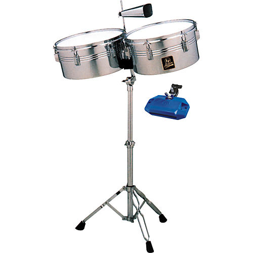 LP Aspire Timbale Set with High Pitch Jam Block