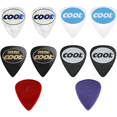 COOL Assorted Grip Multi Pack Guitar Picks