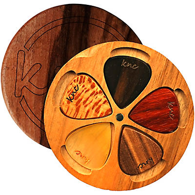 Knc Picks Assorted Guitar Picks with Wooden Box