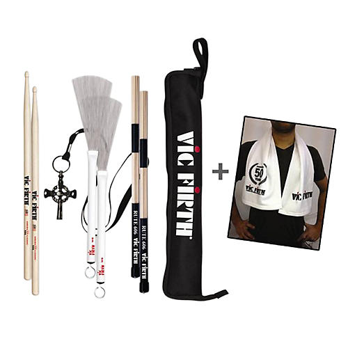 Assorted Stick Pack with Free Vic Firth Drum Towel