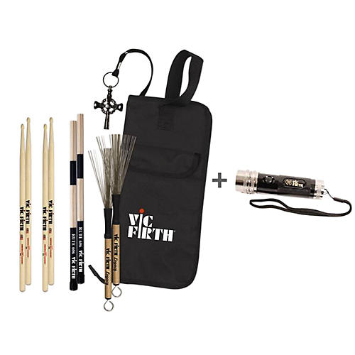 Assorted Stick Pack with Free Vic Firth Tech Flashlight