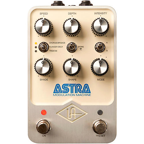 Universal Audio Astra Modulation Machine Effects Pedal Cream
