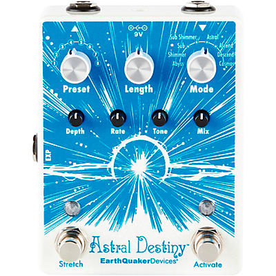 EarthQuaker Devices Astral Destiny Modulated Octave Reverb Effects Pedal