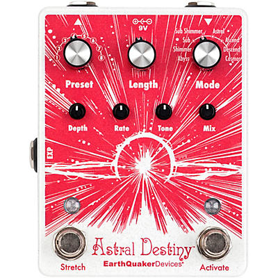EarthQuaker Devices Astral Destiny Modulated Octave Reverb Effects Pedal