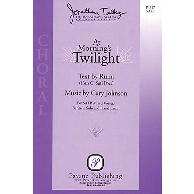 PAVANE At Morning's Twilight SATB a cappella composed by Cory Johnson