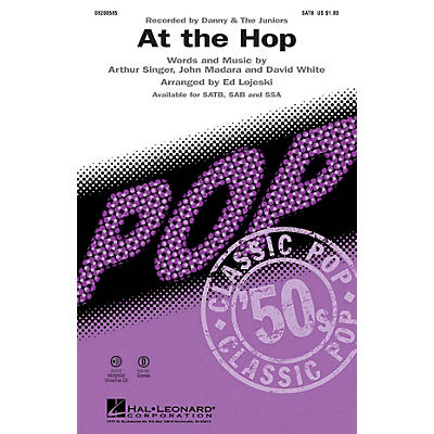 Hal Leonard At the Hop ShowTrax CD by Danny and the Juniors Arranged by Ed Lojeski