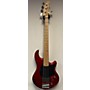 Used Fernandes Atlas 5 String Electric Bass Guitar Red