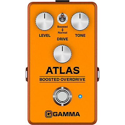 GAMMA Atlas Boosted Overdrive Guitar Effects Pedal