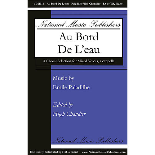 National Music Publishers Au Bord de l'Eau SA composed by Emile Paladilhe