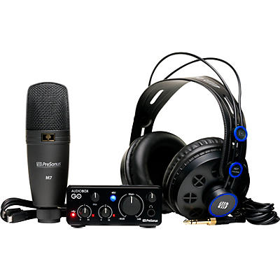 PreSonus AudioBox GO Creator Recording Bundle With Fender Studio Pro (6-Month Demo)