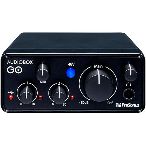 PreSonus AudioBox GO Ultra-Compact Mobile 2x2 USB Audio Interface Condition 1 - Mint