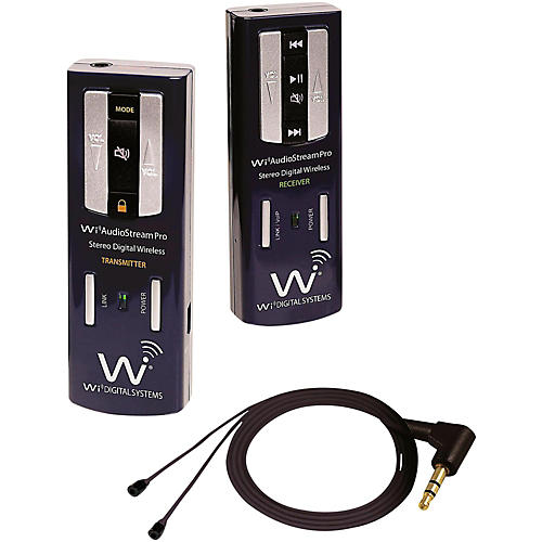 AudioStream Pro SL Portable Digital Wireless Stereo Lavalier System w/ Wireless USB Audio Interface