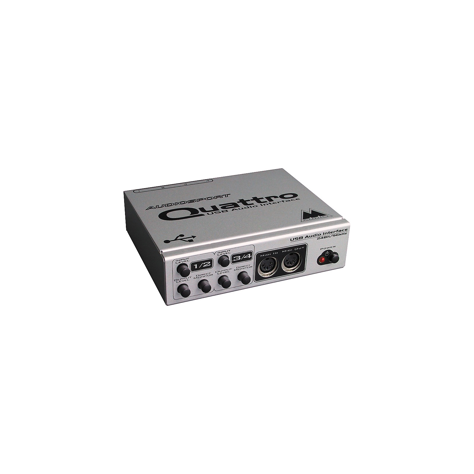 MAudio Audiosport Quattro MIDI/USB Interface Musician's Friend