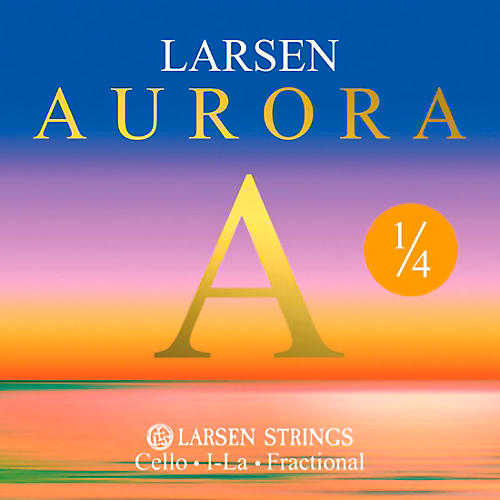 Larsen Strings Aurora Cello A String 1/4 Size, Medium