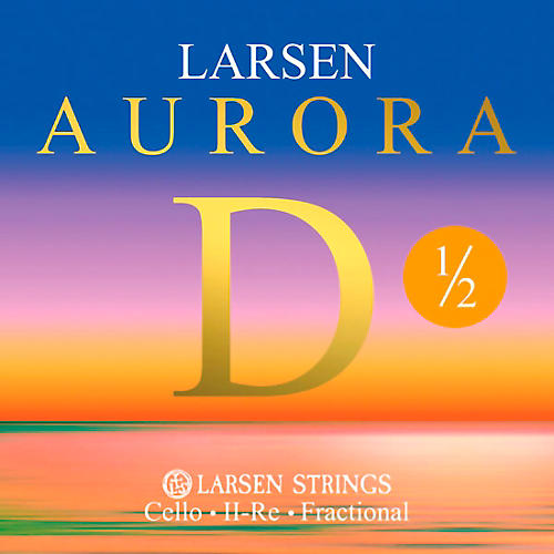 Larsen Strings Aurora Cello D String 1/2 Size, Medium