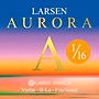 Larsen Strings Aurora Violin A String 1/16 Size Aluminum Wound, Medium Gauge, Ball End