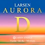 Larsen Strings Aurora Violin D String 4/4 Size Aluminum Wound, Medium Gauge, Ball End