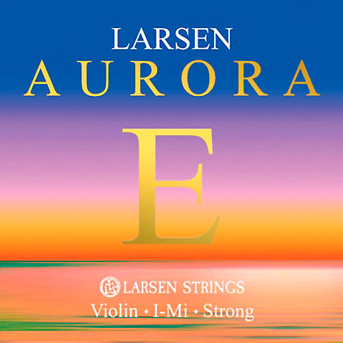 Larsen Strings Aurora Violin E String 4/4 Size Carbon Steel, Heavy Gauge, Ball End