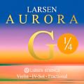 Larsen Strings Aurora Violin G String 1/8 Size Silver Wound, Medium Gauge, Ball End1/4 Size Silver Wound, Medium Gauge, Ball End