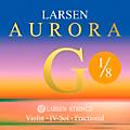 Larsen Strings Aurora Violin G String 1/8 Size Silver Wound, Medium Gauge, Ball End1/8 Size Silver Wound, Medium Gauge, Ball End