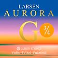 Larsen Strings Aurora Violin G String 1/8 Size Silver Wound, Medium Gauge, Ball End3/4 Size Silver Wound, Medium Gauge, Ball End