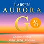 Larsen Strings Aurora Violin G String 3/4 Size Silver Wound, Medium Gauge, Ball End