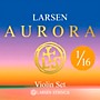Larsen Strings Aurora Violin String Set 1/16 Size Medium Gauge, Ball End