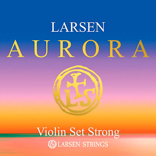 Larsen Strings Aurora Violin String Set 4/4 Size Heavy Gauge, Ball End