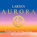 Larsen Strings Aurora Violin String Set 3/4 Size Medium Gauge, Ball End4/4 Size Silver D, Heavy Gauge, Ball End