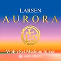 Larsen Strings Aurora Violin String Set 4/4 Size Heavy Gauge, Ball End4/4 Size Silver D, Medium Gauge, Ball End