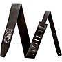 Dunlop Authentic Hendrix 68 Shrine Series BMF Leather Guitar Strap Black 2.5 in.