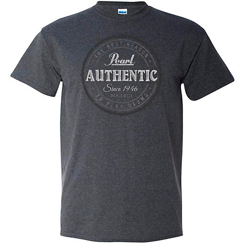 Pearl Authentic Tee Large Dark Gray