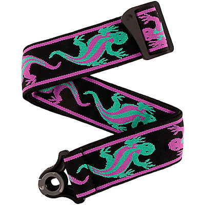 D'Addario Auto Lock Vintage Planet Waves Lizards Guitar Strap