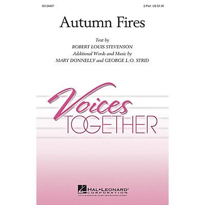 Hal Leonard Autumn Fires 2-Part composed by George L.O. Strid