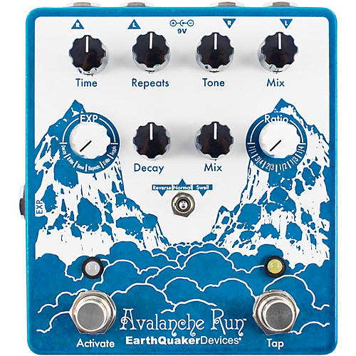 EarthQuaker Devices Avalanche Run V2 Reverb/Delay Effects Pedal Condition 2 - Blemished 197881332518
