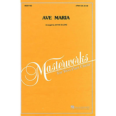 Hal Leonard Ave Maria 2-Part arranged by Joyce Eilers