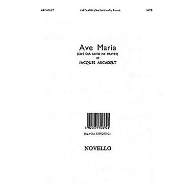 Novello Ave Maria SATB Composed by Jacques Arcadelt