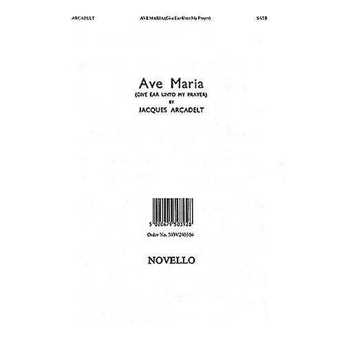 Novello Ave Maria SATB Composed by Jacques Arcadelt