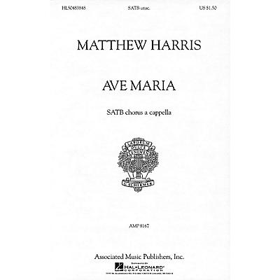 G. Schirmer Ave Maria (SATB a cappella) SATB a cappella composed by Matthew Harris