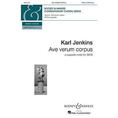 Boosey and Hawkes Ave Verum Corpus (from Stabat Mater) SATB a cappella composed by Karl Jenkins